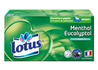 Boîte mouchoirs Lotus Menthol Eucalyptol