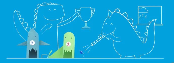 Dinosaures fabriqués en carton pour fabriquer ses jeux de société soi-même