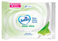 Papier toilette humide Lotus Aloe Douceur