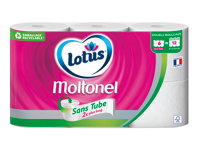 Papier toilette Lotus Moltonel Sans Tube