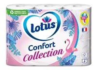 Papier toilette Lotus Confort Collection Blanc ou Lilas