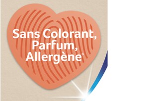 Le papier sans colorant ni parfum ajouté, sans allergène*, meilleur allié des peaux sensibles