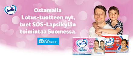 Lotus & SOS-Lapsikylä yhteistyö